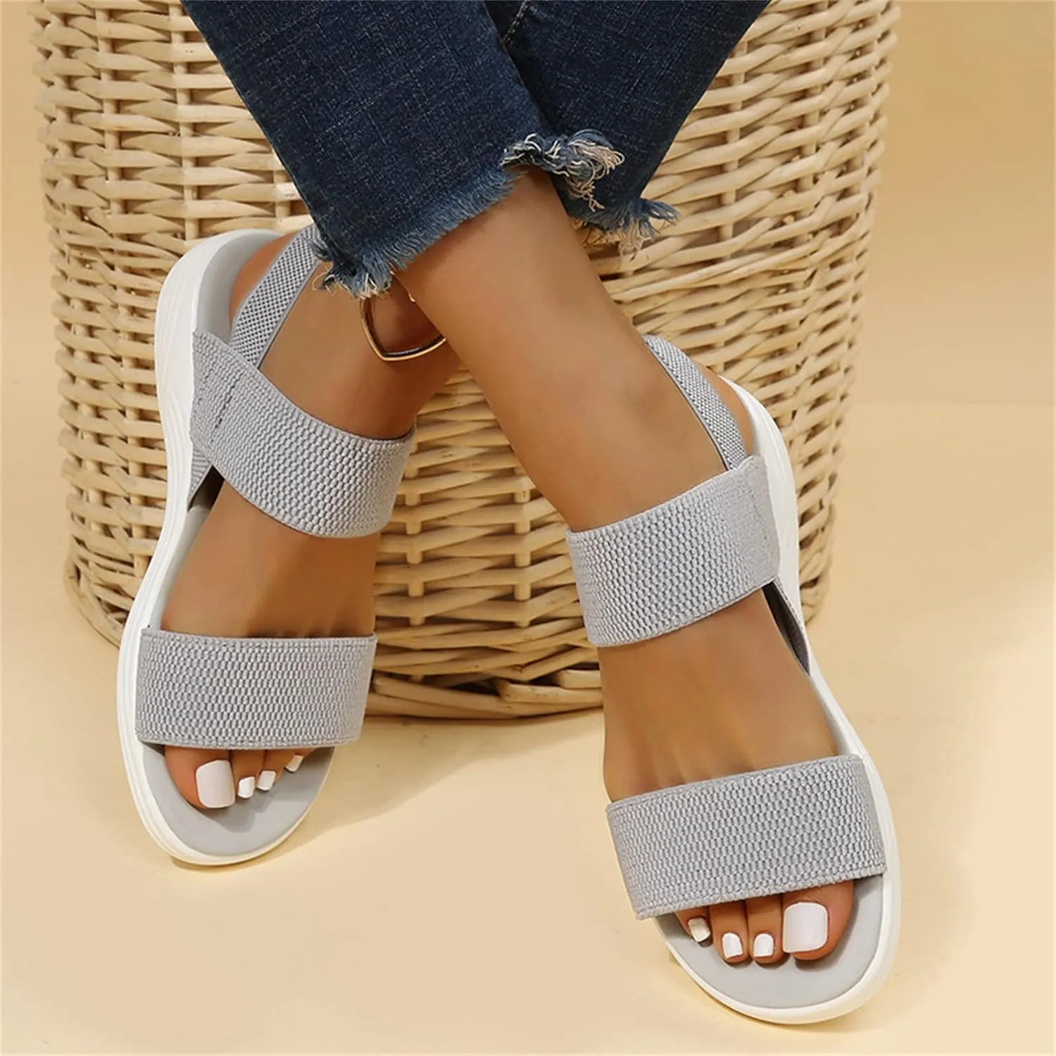 Arch Support Sandals Women's Dressy Fashion Orthotic Flip Flops Ladies Slip On Lightweight Comfortable Orthopedic Slippers