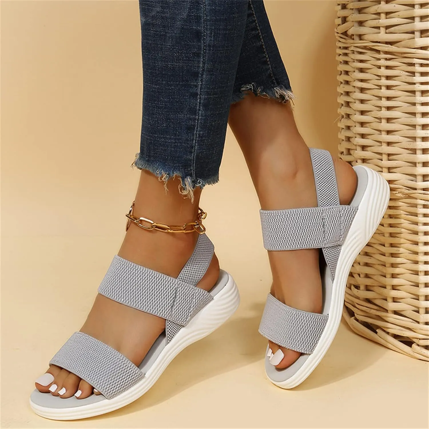 Arch Support Sandals Women's Dressy Fashion Orthotic Flip Flops Ladies Slip On Lightweight Comfortable Orthopedic Slippers