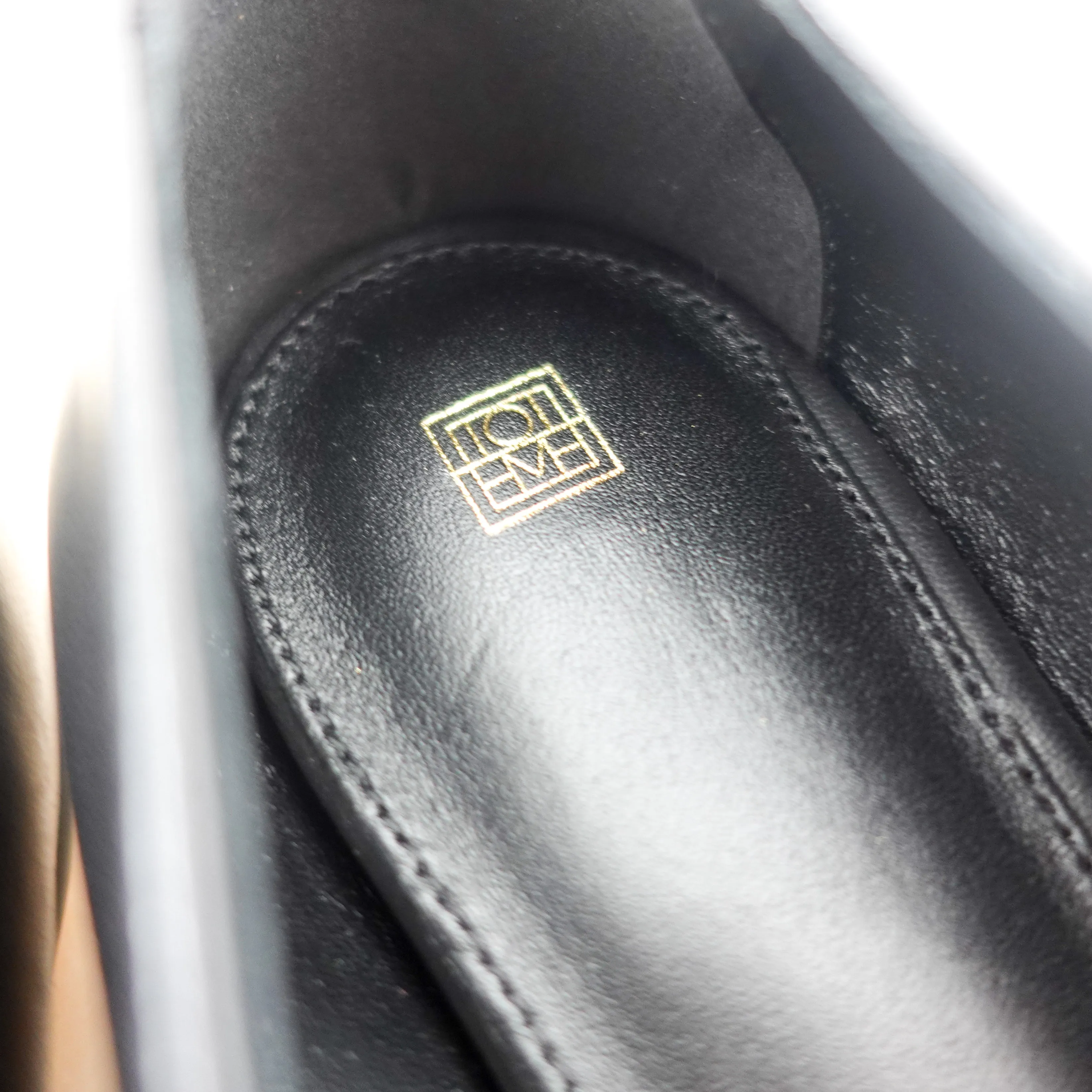 Asymmetric ballet flats RRP £450