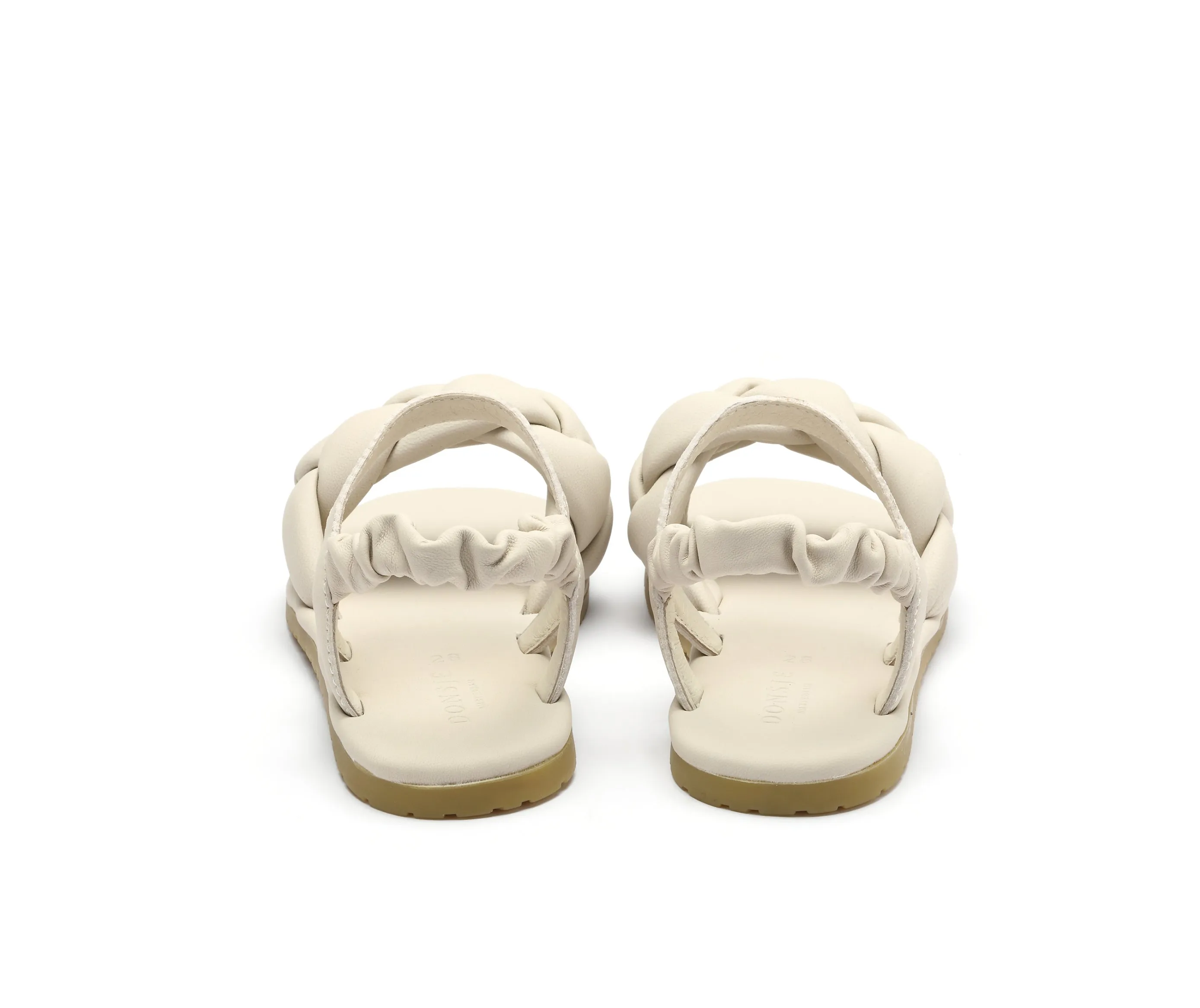 Benz Sandals | Cream Sheep Leather