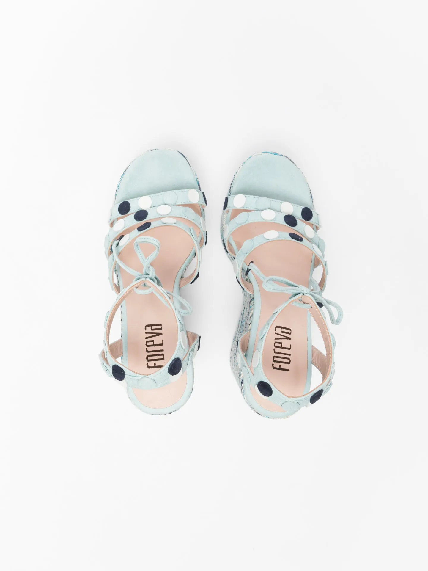 Blue Strappy Sandals