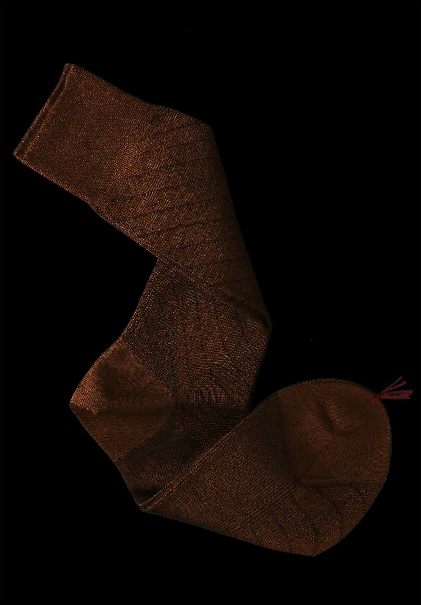 Cashmere Silk Pencil Stripe - Mid-Calf