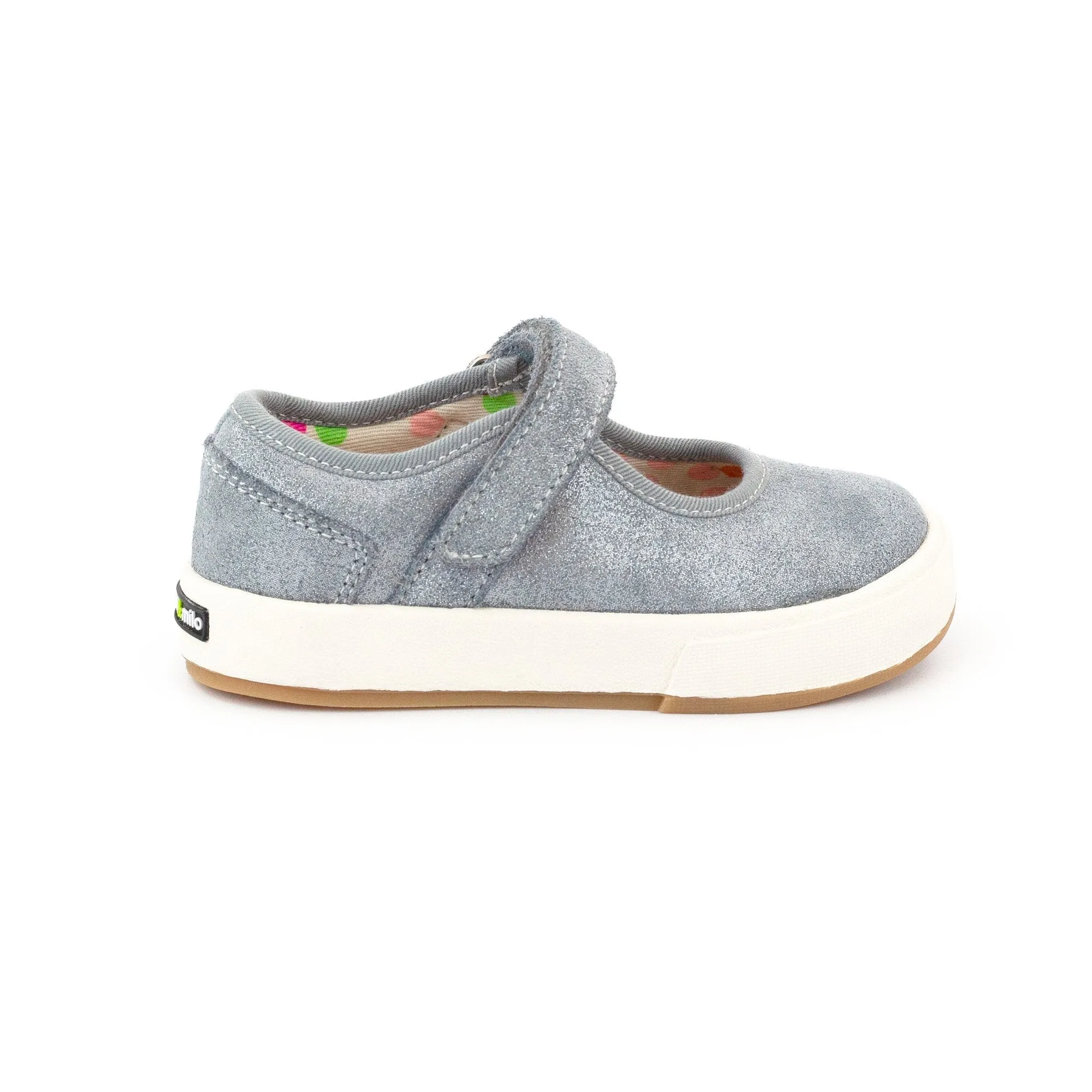 Charlotte Mary Jane Shoe - Blue Gray