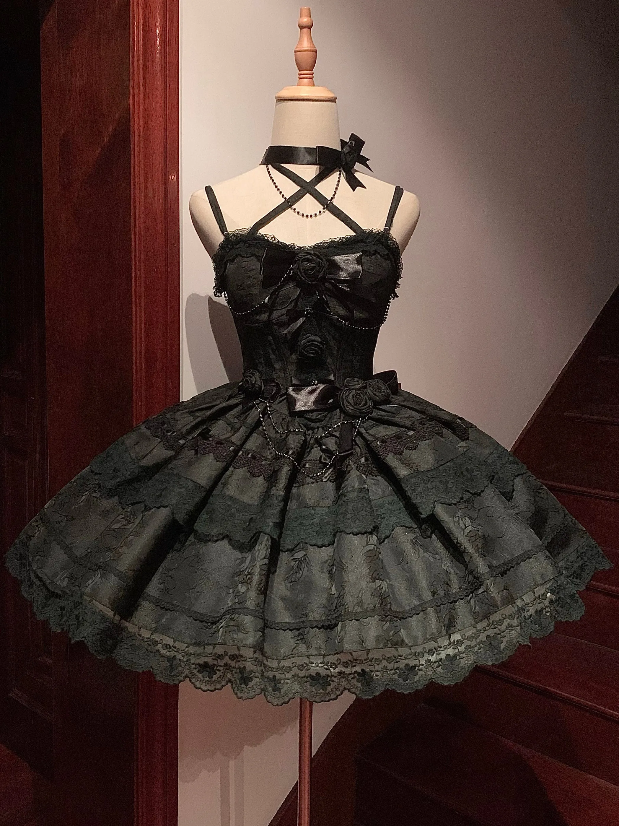 Coming of Age Ceremony Little Rose Lolita Dress