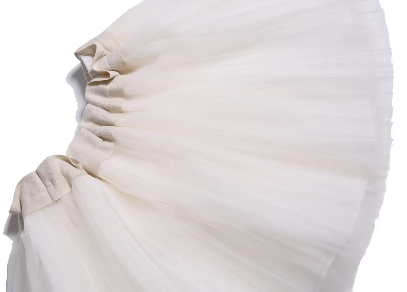 CRUSH PLEATED TUTU SKIRT (LENGTHENED)