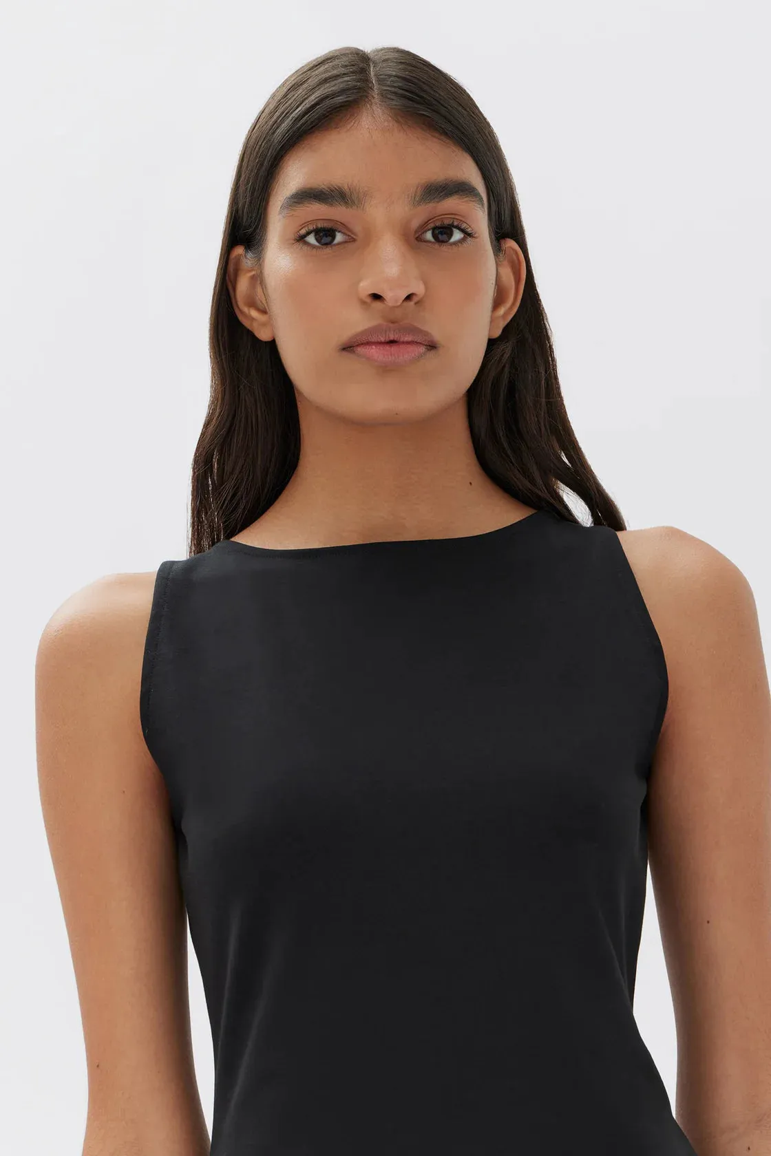 Cybil Bateau Dress Black