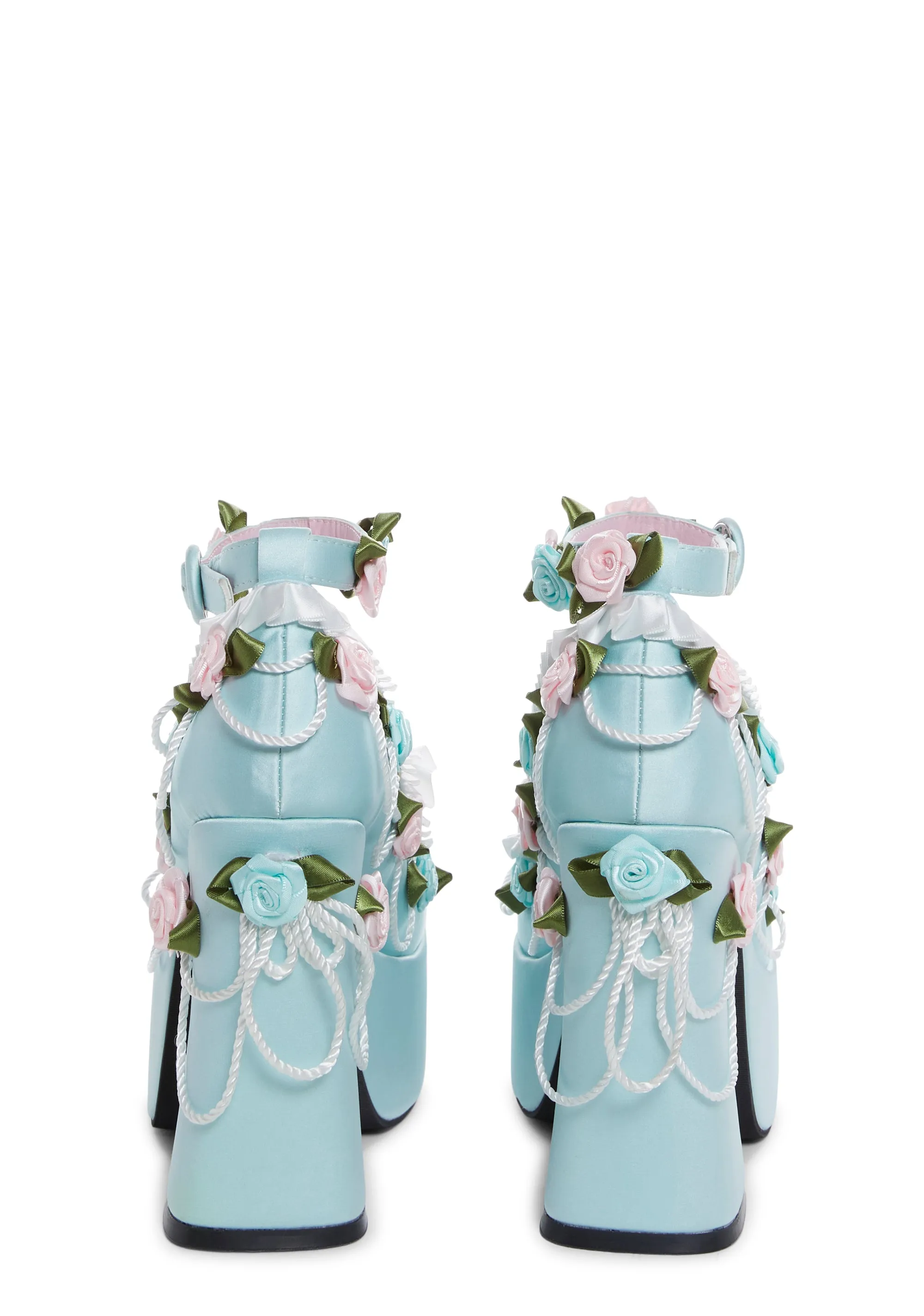 Distinguished Delight Platform Mary Janes