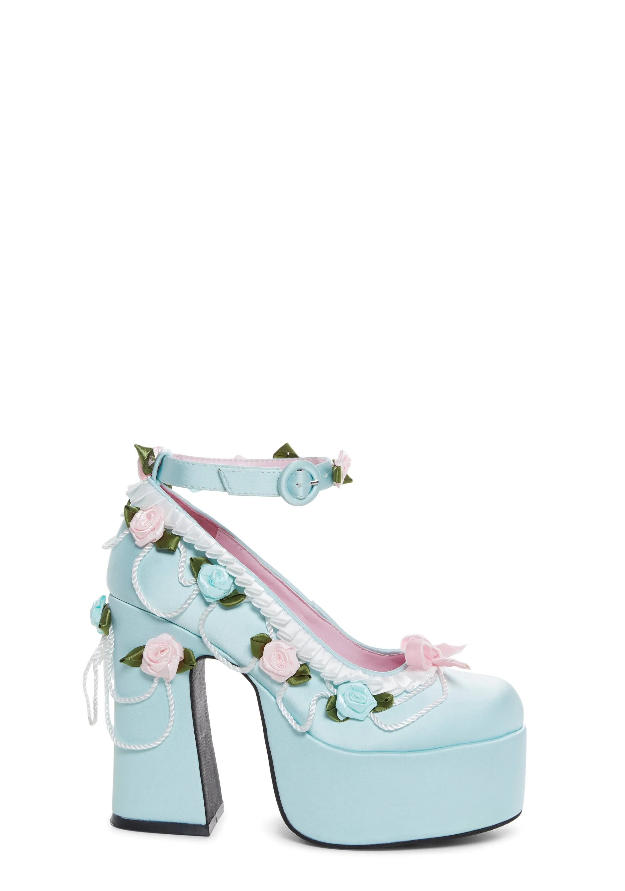 Distinguished Delight Platform Mary Janes