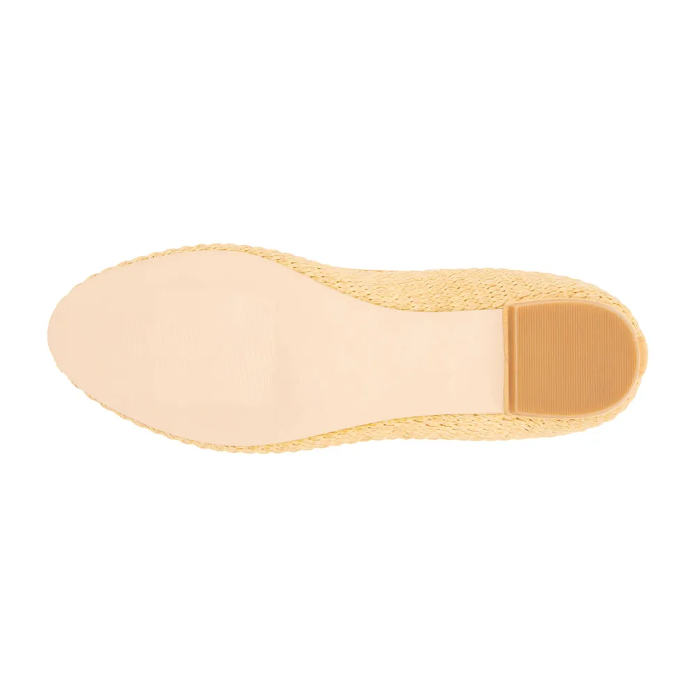 Donna Raffia Ballet Flats