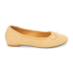 Donna Raffia Ballet Flats