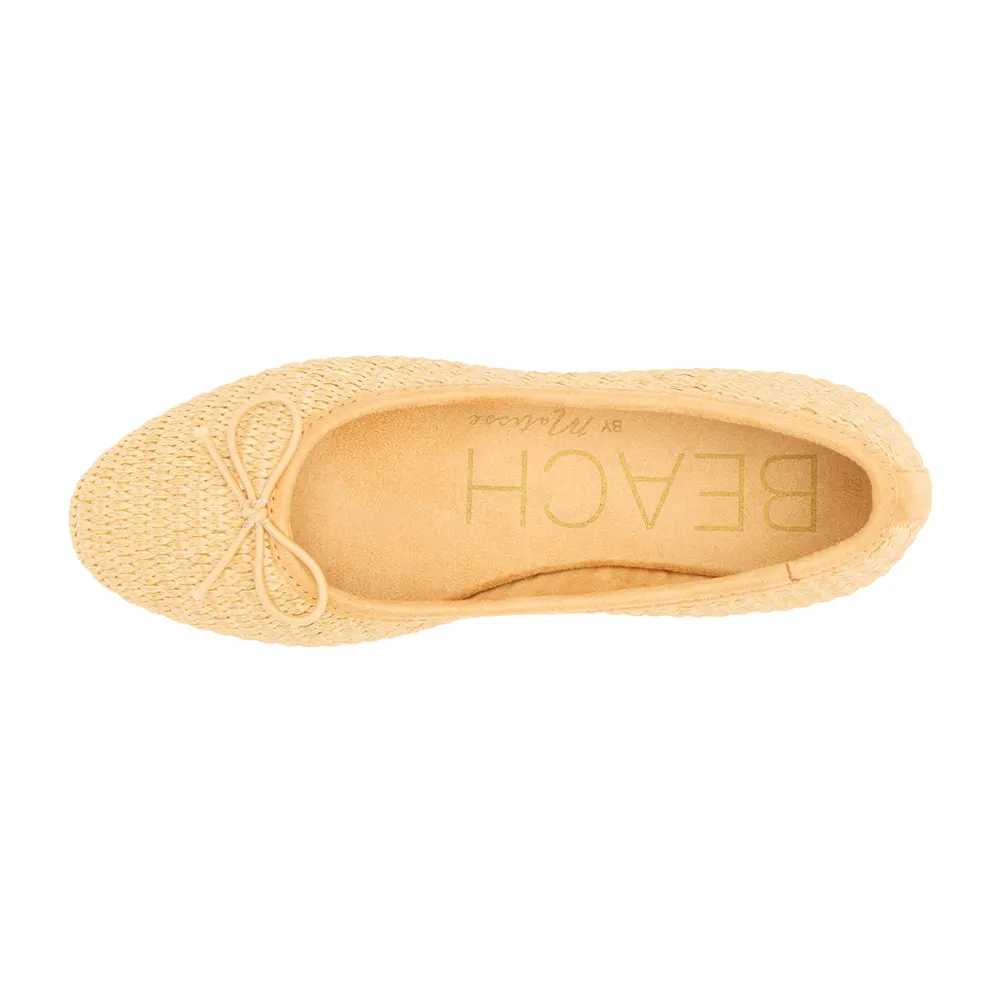 Donna Raffia Ballet Flats