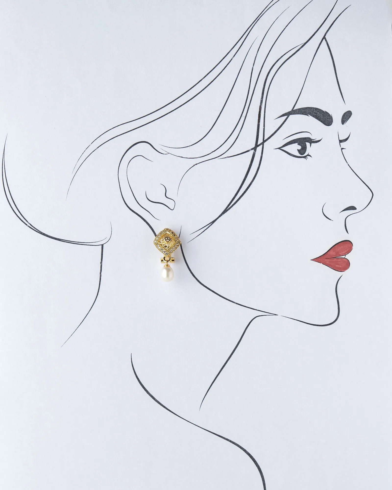 Elegant Pearl Earring