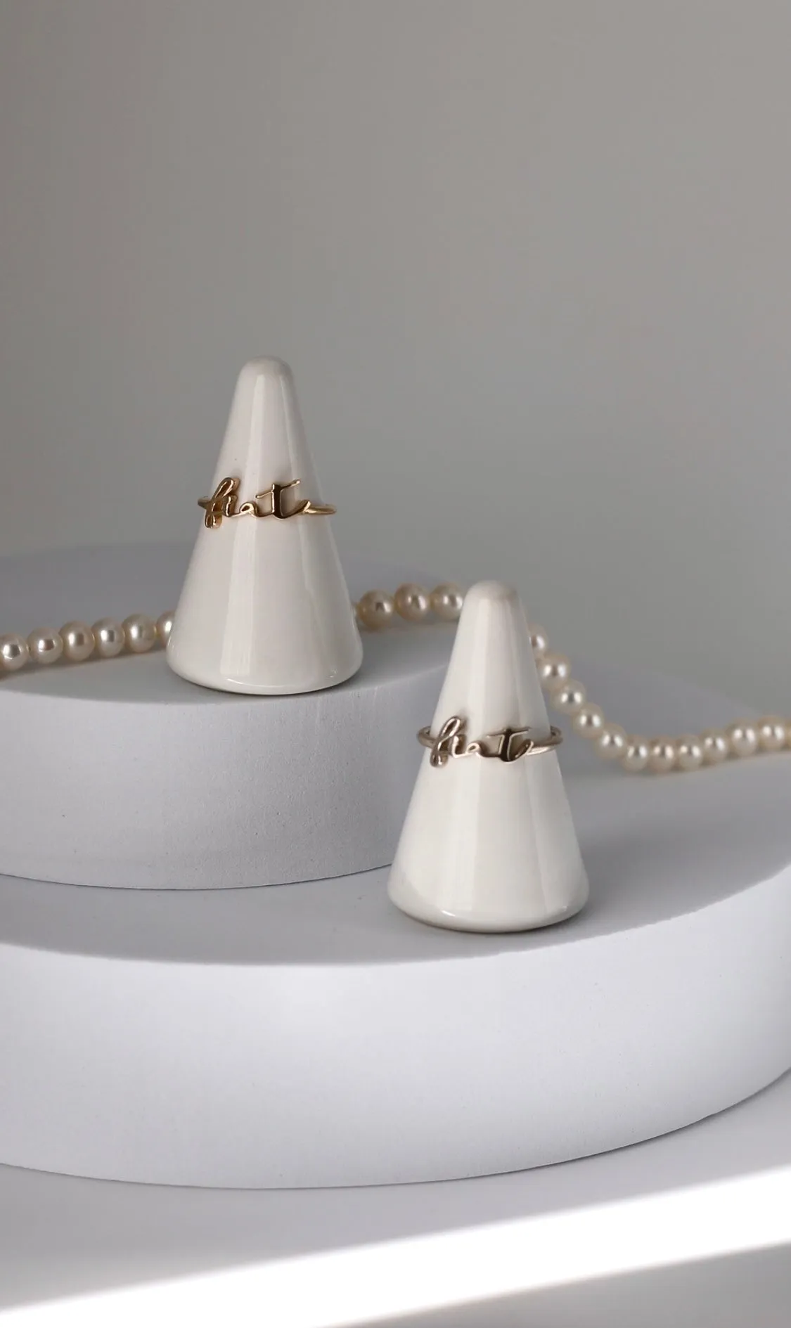Fiat Ring in 14k Gold