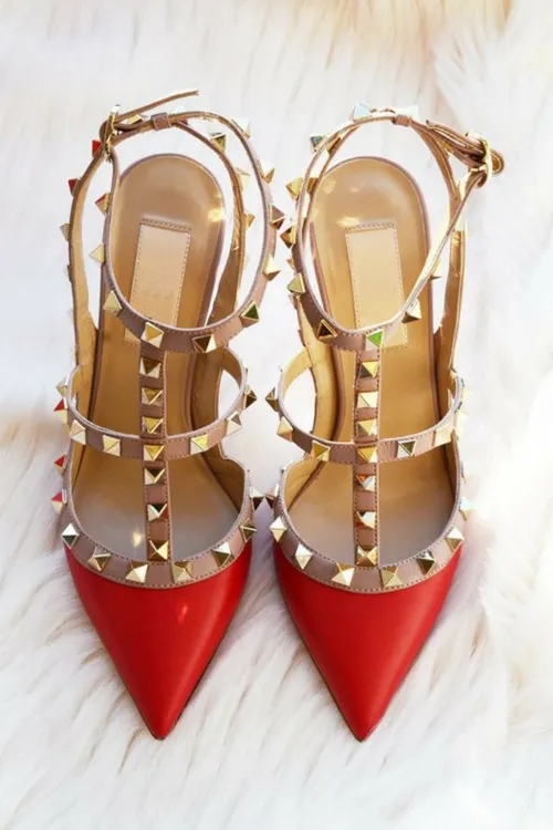 Fifth Avenue 2-Stripes Siesta High Heels