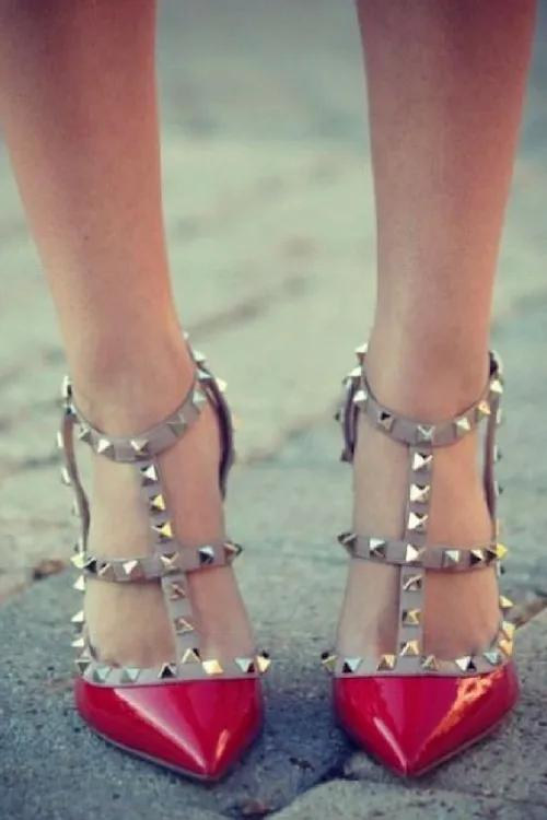 Fifth Avenue 2-Stripes Siesta High Heels