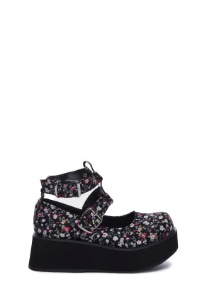 Flower Child Platform Mary Janes