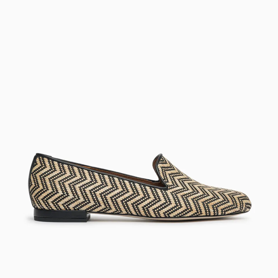 Gatsby Raffia Flat