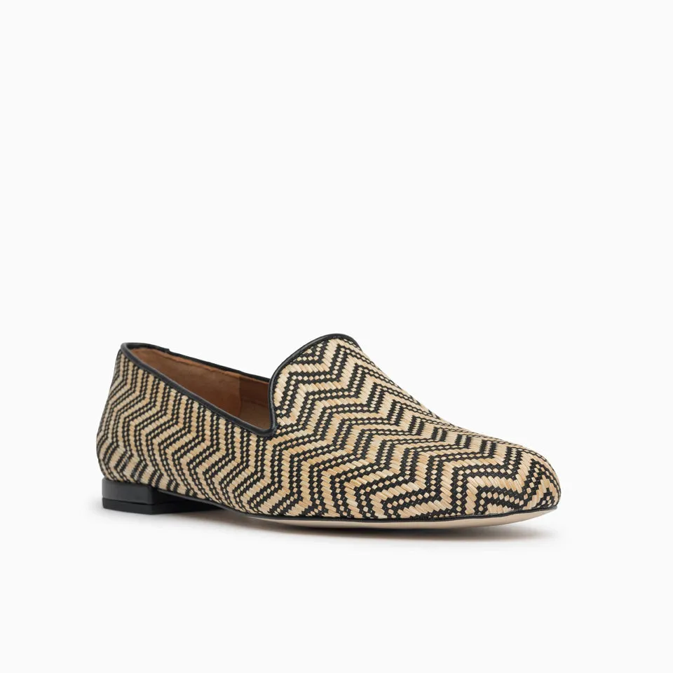 Gatsby Raffia Flat