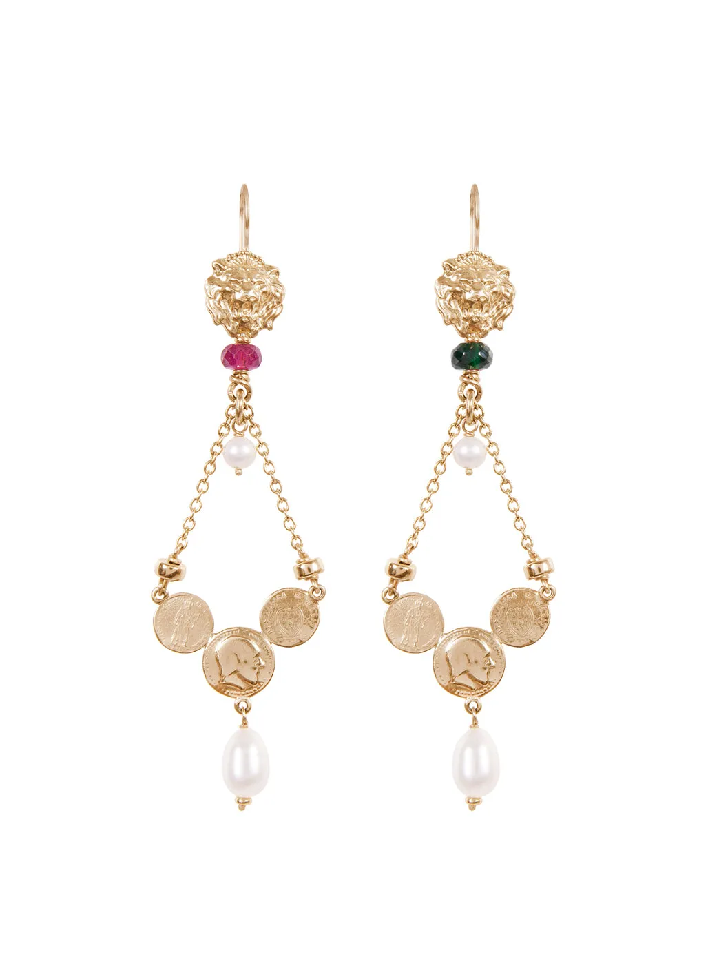 Gold Trevi Earrings
