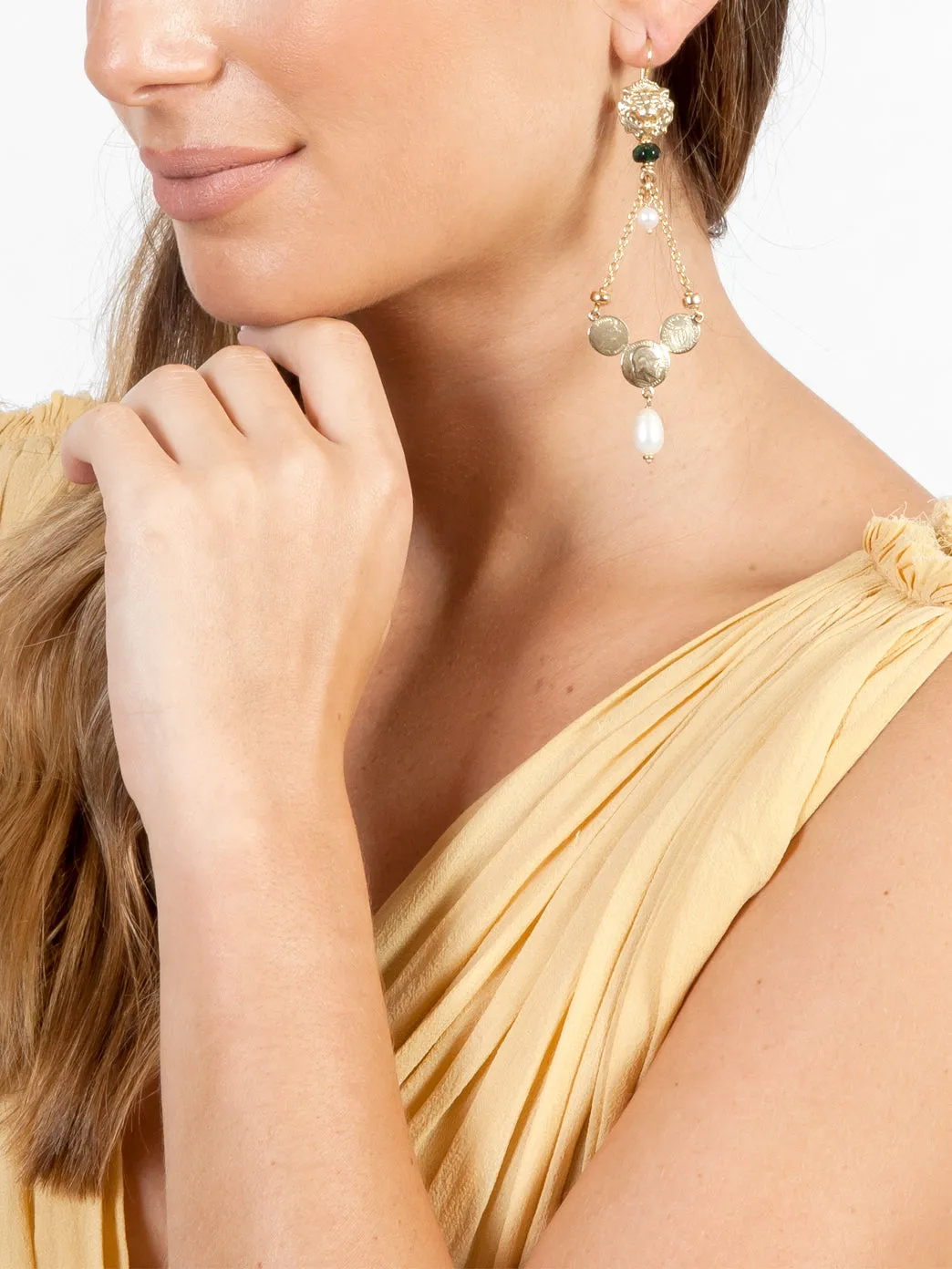 Gold Trevi Earrings