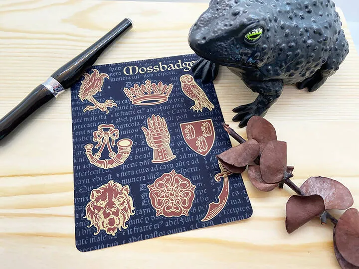 Heraldry Sticker Sheet