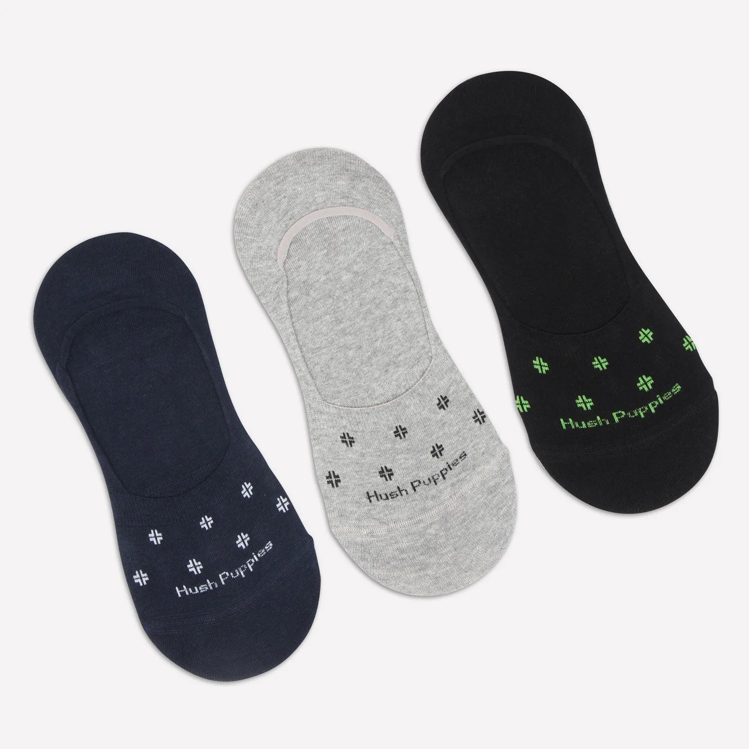 Hush Puppies Men's Multicolored Loafer Socks - Pack Of 3