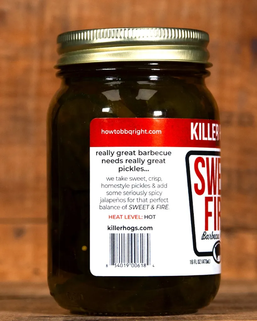 Killer Hogs Sweet Fire Pickles *SPICY*