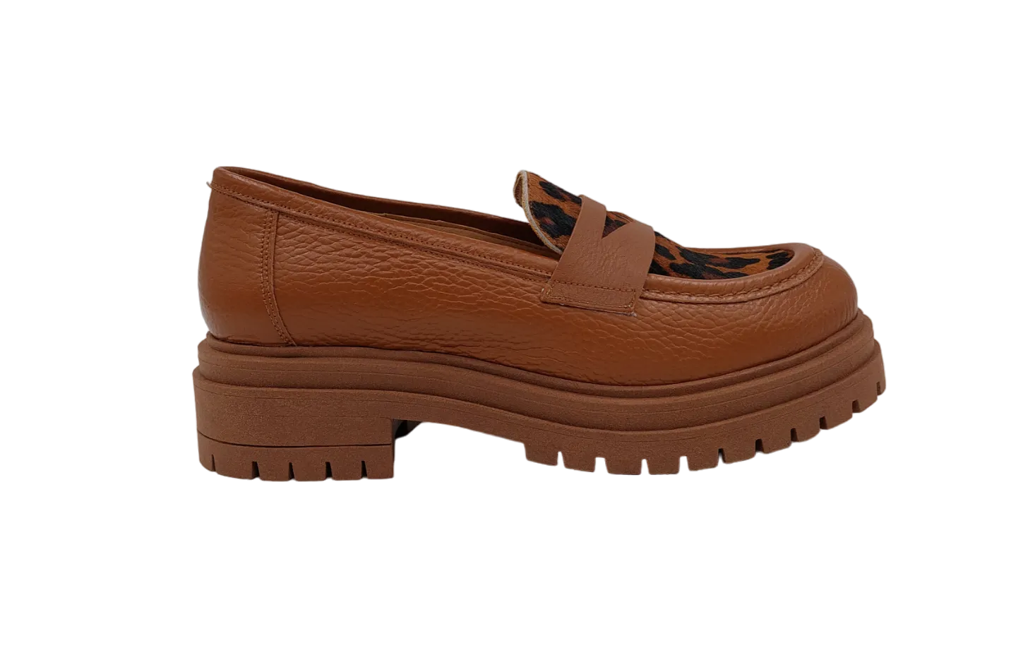 KMB - Rio Loafer Cognac Leopard