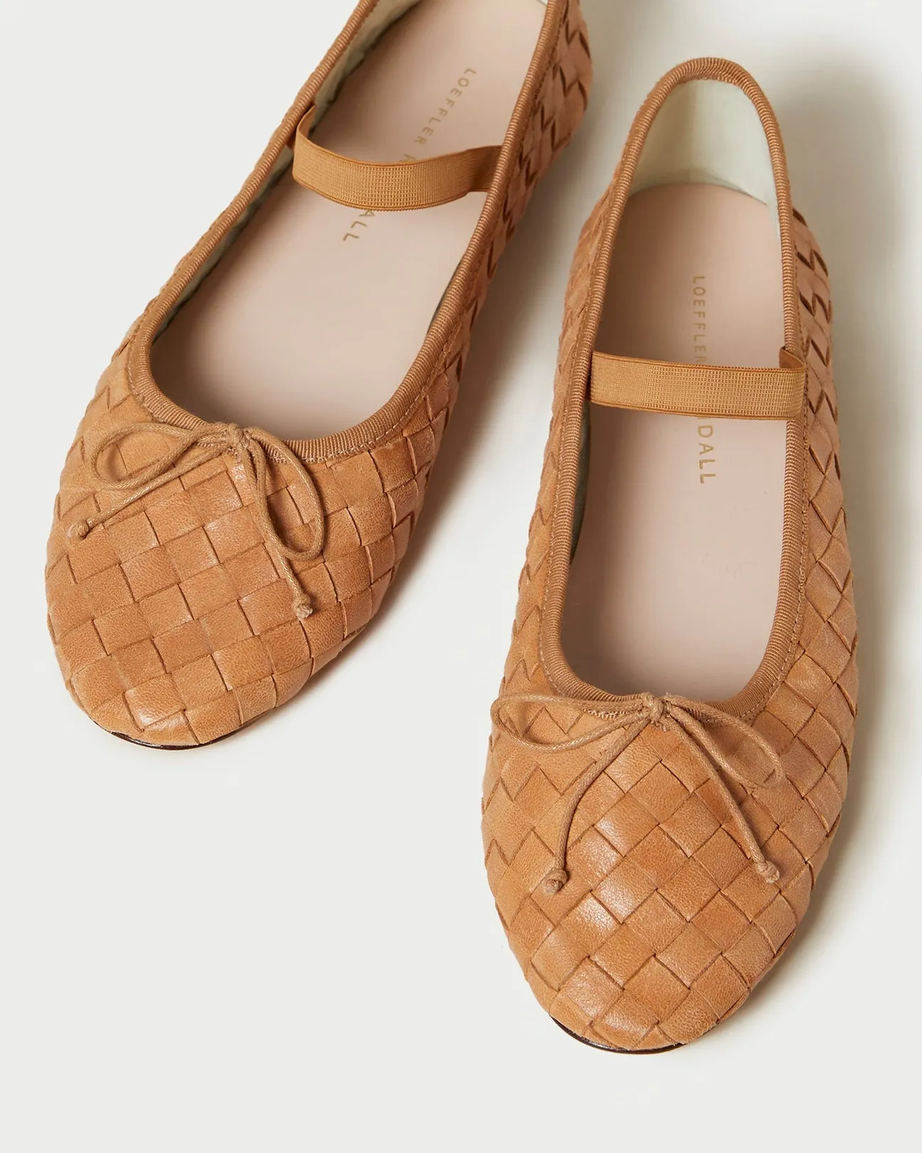 Leonie Woven Honey Ballet Flat
