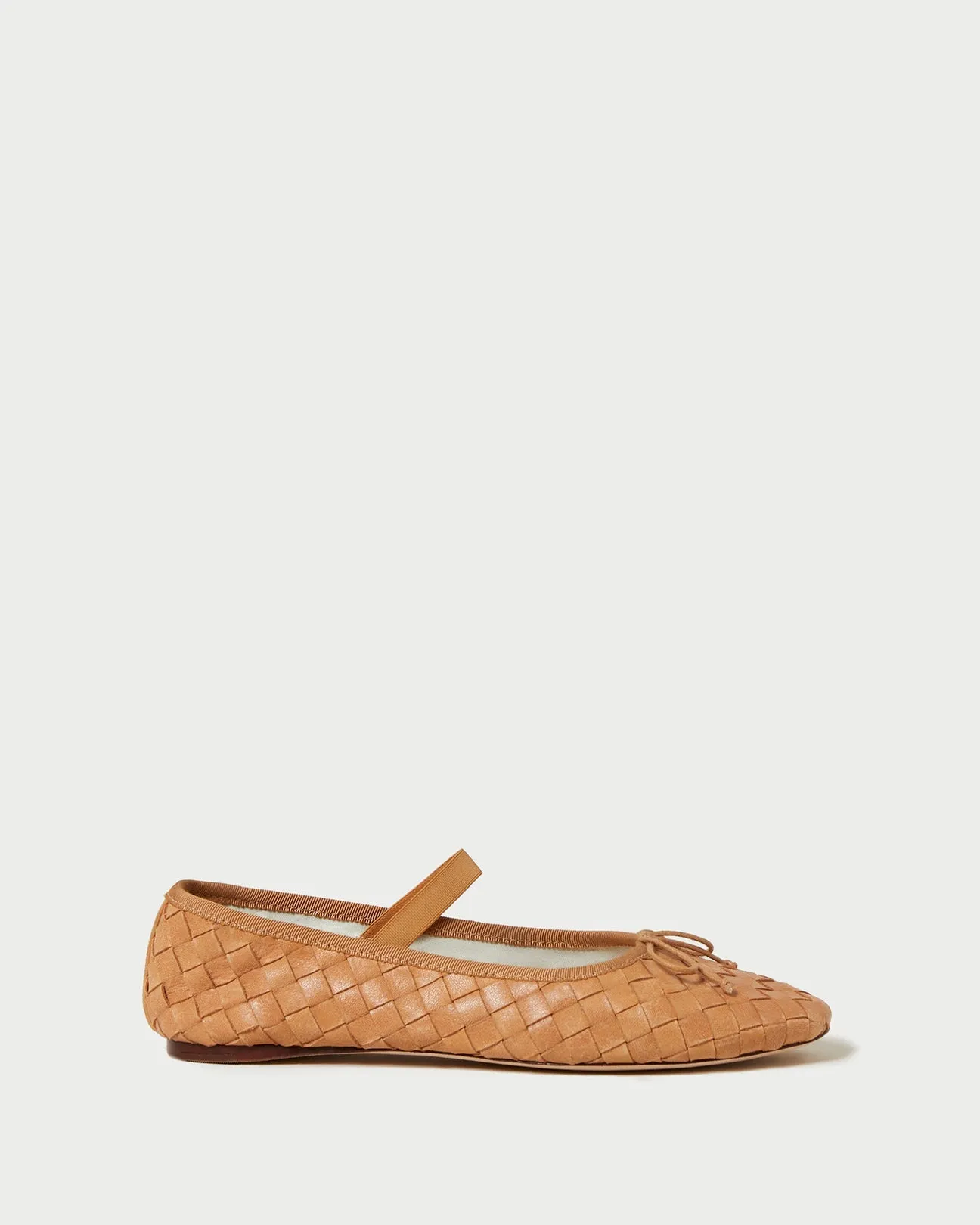 Leonie Woven Honey Ballet Flat