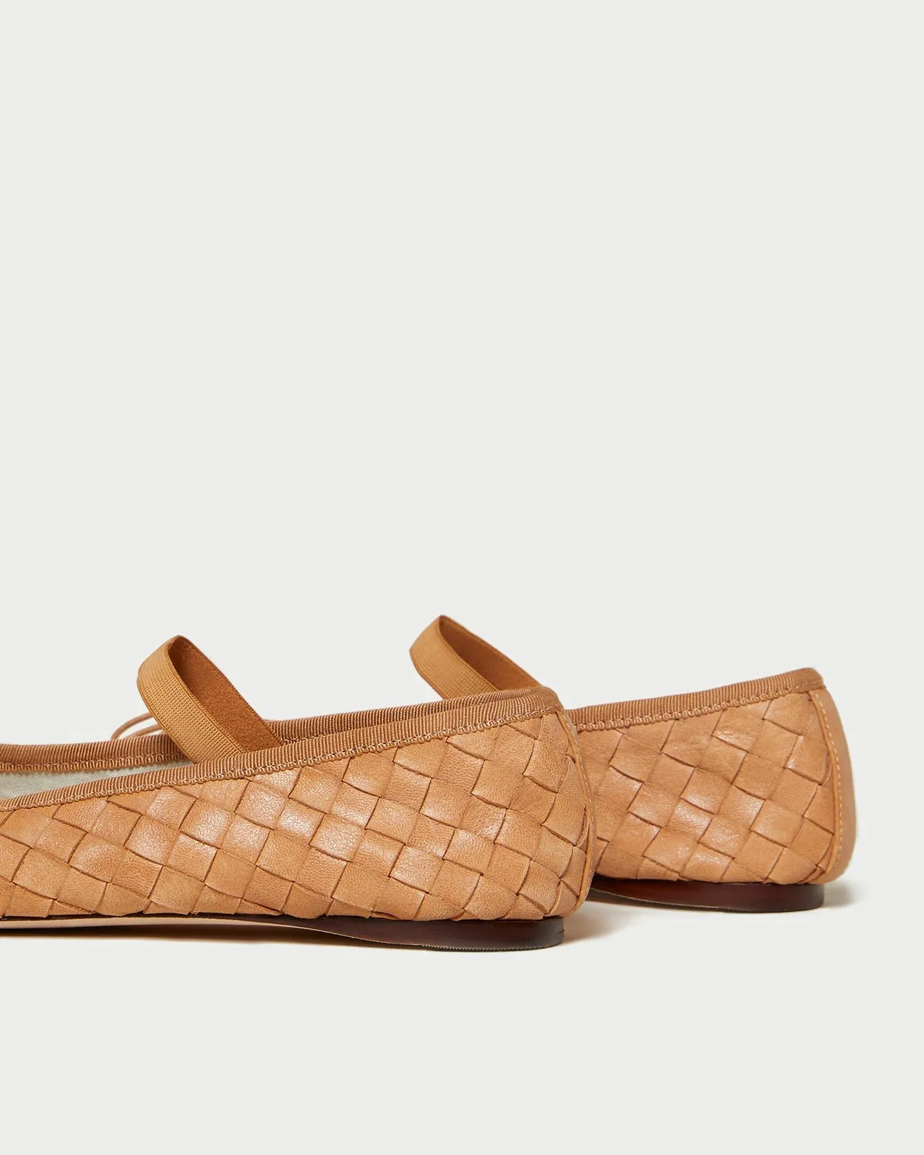 Leonie Woven Honey Ballet Flat