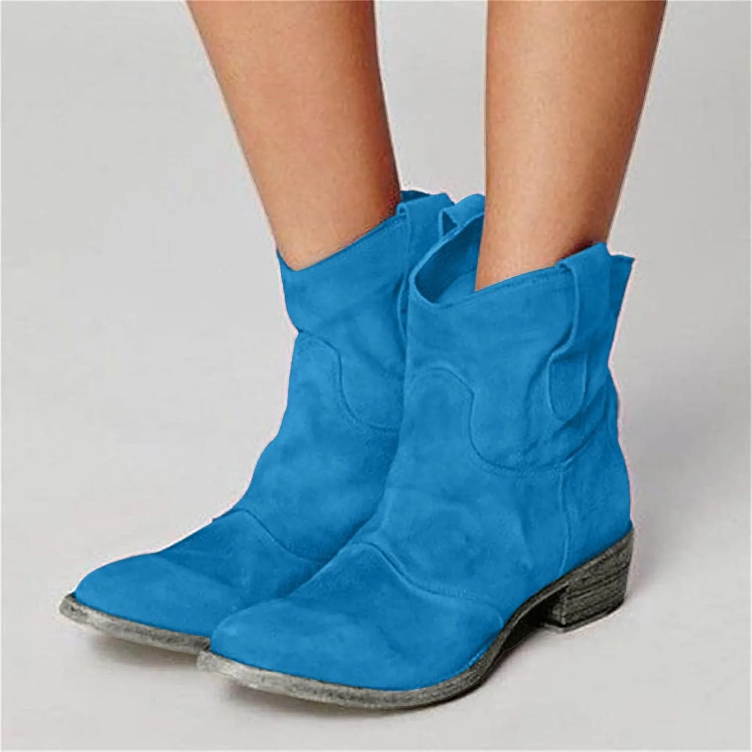 Low Heel Ankle Boots for Women Short Boots Women Ankle Boots Women's Block Heel Short Ankle Booties Boots for Fall