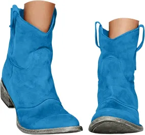 Low Heel Ankle Boots for Women Short Boots Women Ankle Boots Women's Block Heel Short Ankle Booties Boots for Fall