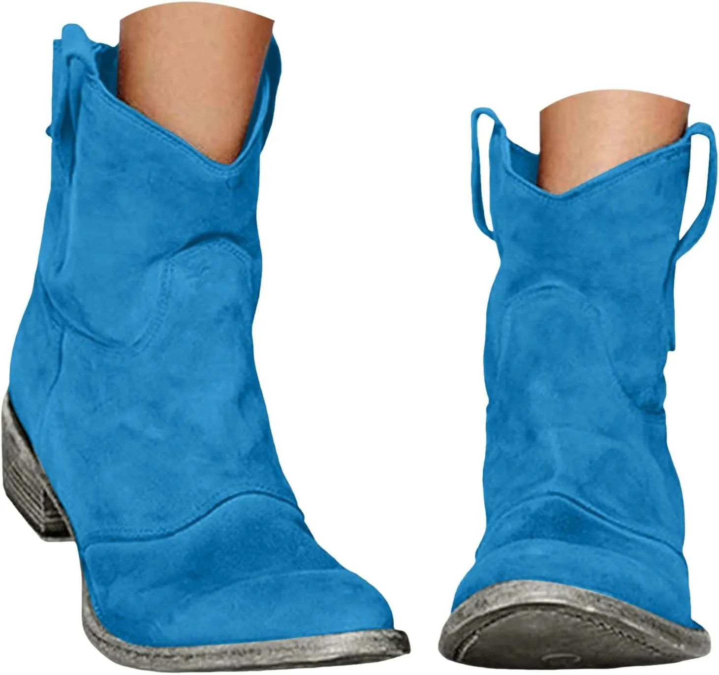 Low Heel Ankle Boots for Women Short Boots Women Ankle Boots Women's Block Heel Short Ankle Booties Boots for Fall