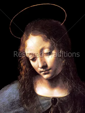 Madonna of the Rocks, Detail – Da Vinci
