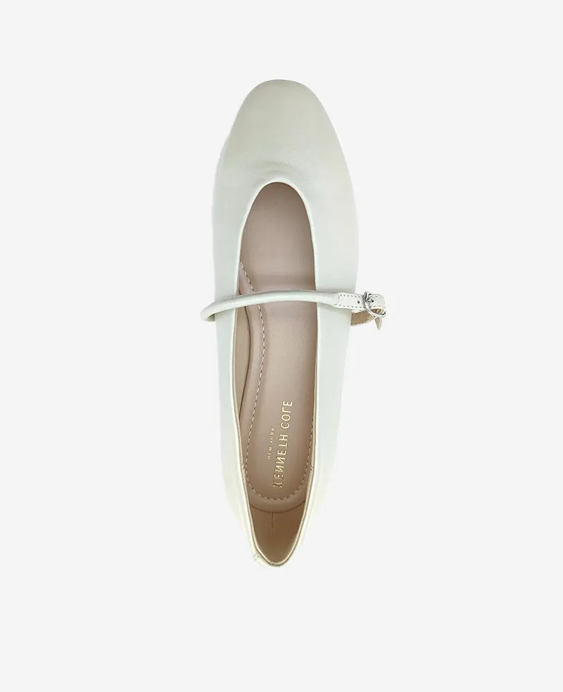 Magnolia Leather Ballet Flat