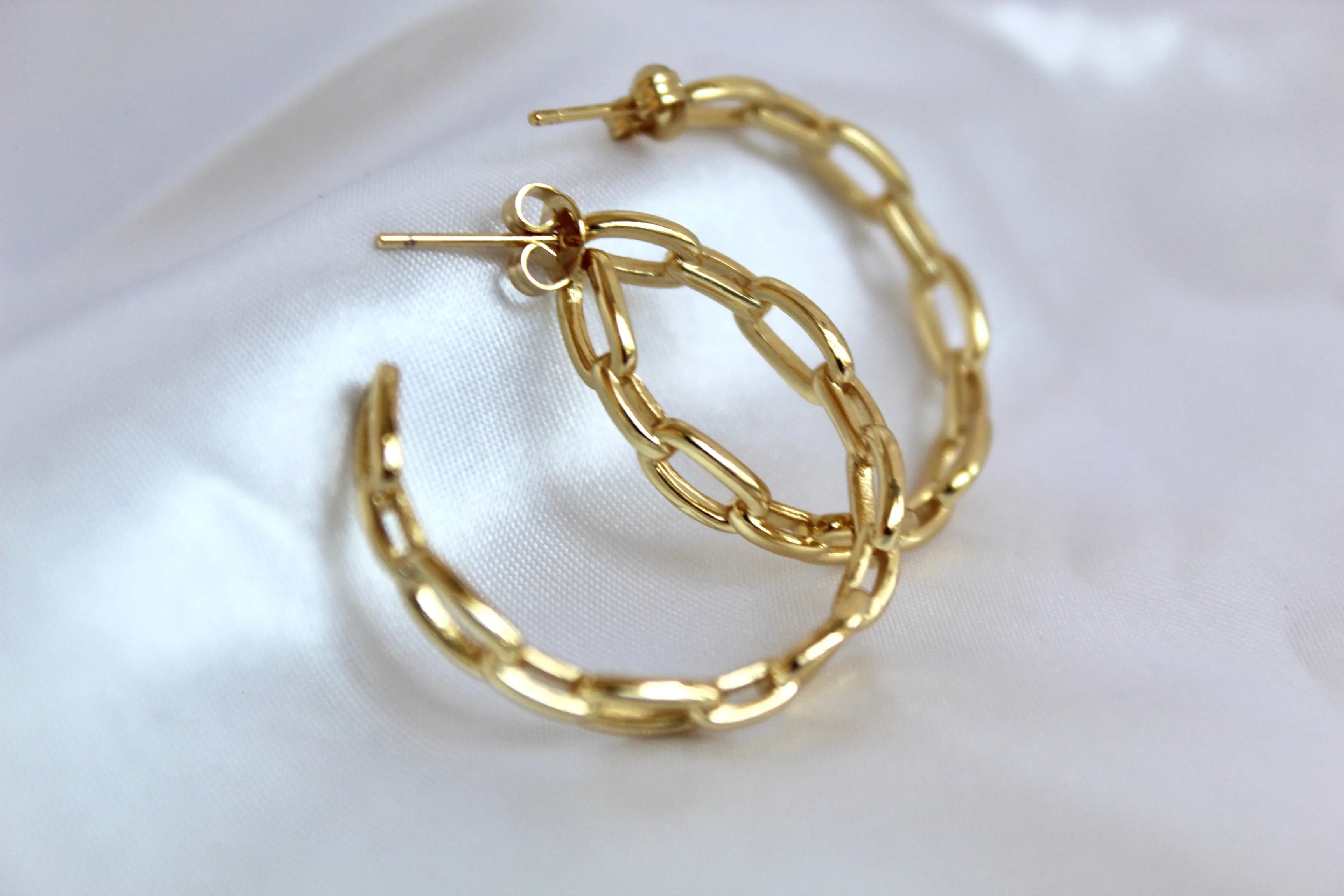 Mary Hoop Earrings