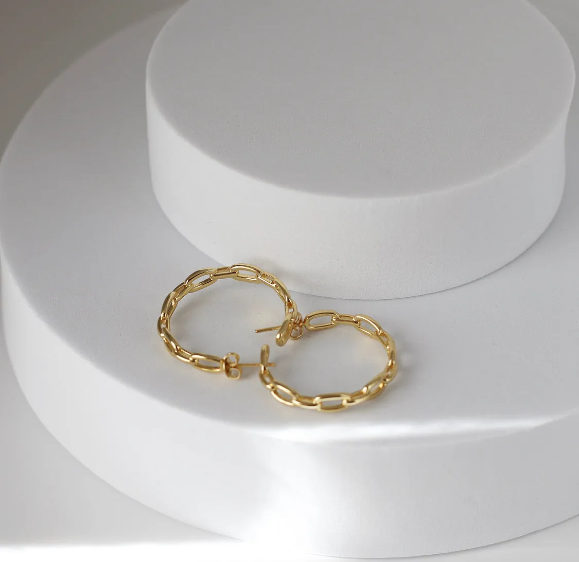 Mary Hoop Earrings