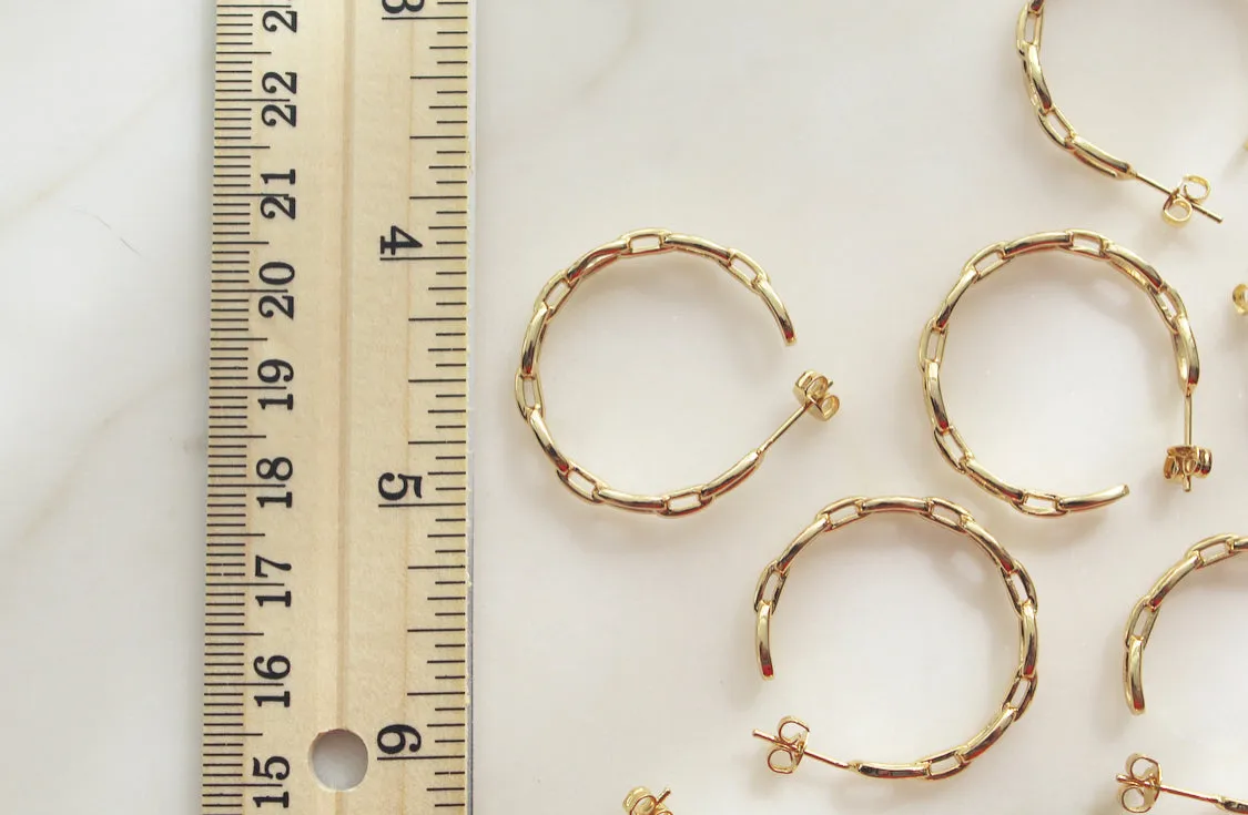 Mary Hoop Earrings