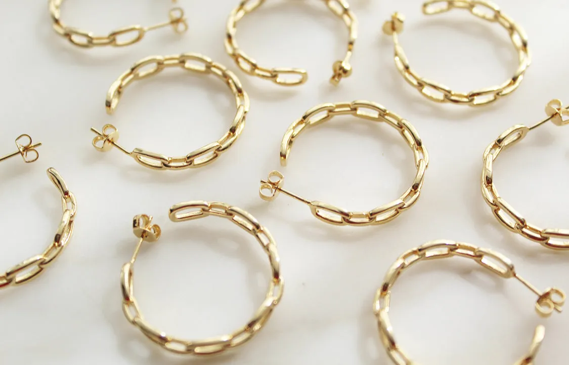 Mary Hoop Earrings