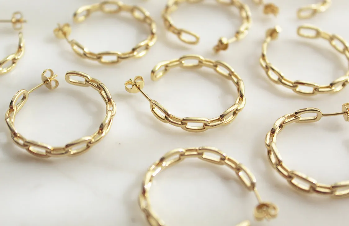 Mary Hoop Earrings