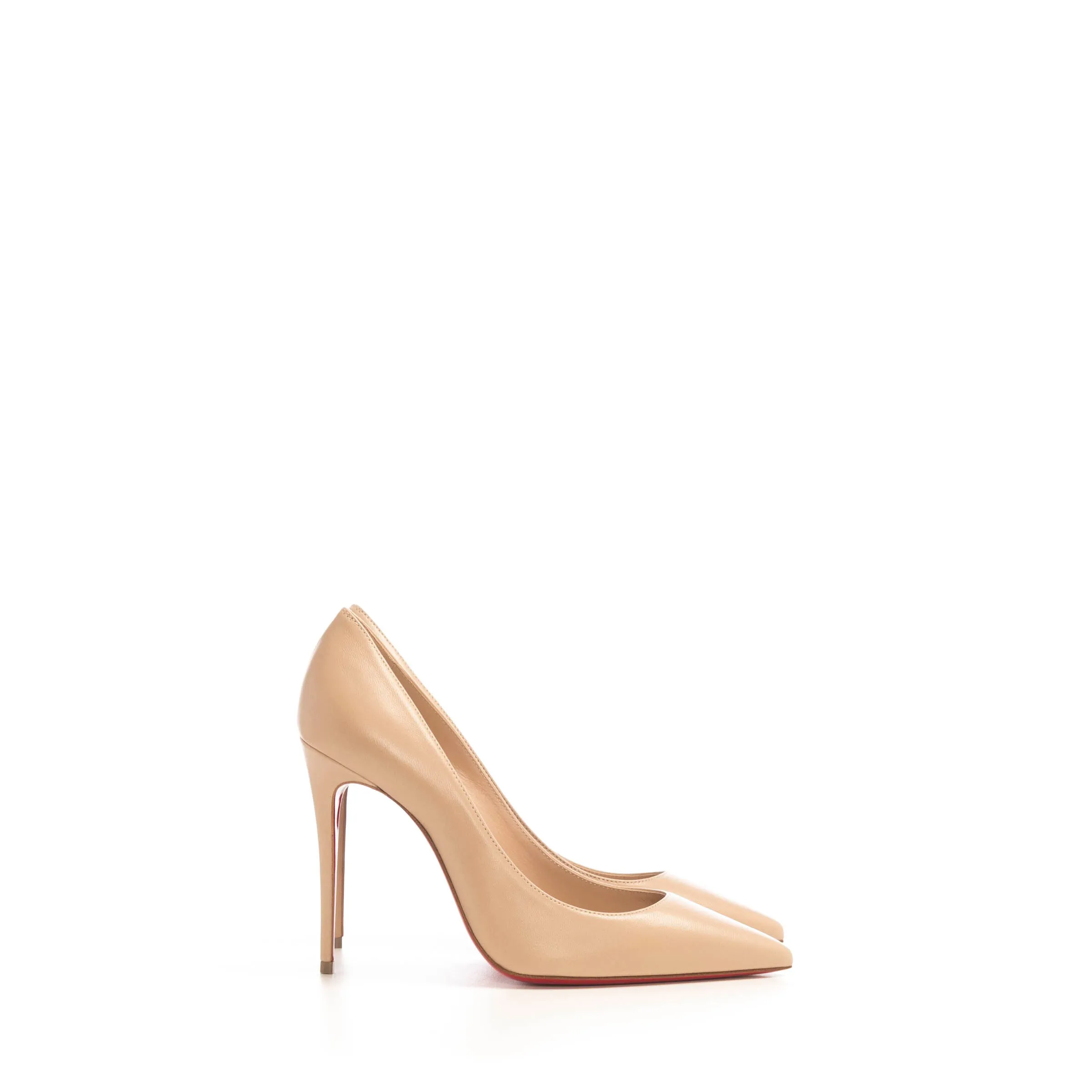 Nude Nappa Kate 100 Pumps
