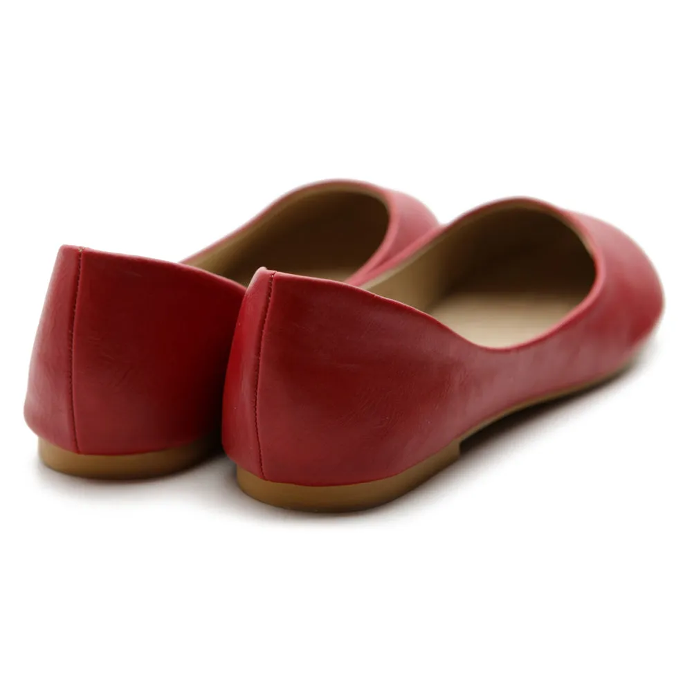 Ollio Women's Shoe Ballet Basic Light Comfort Low Heel Flat