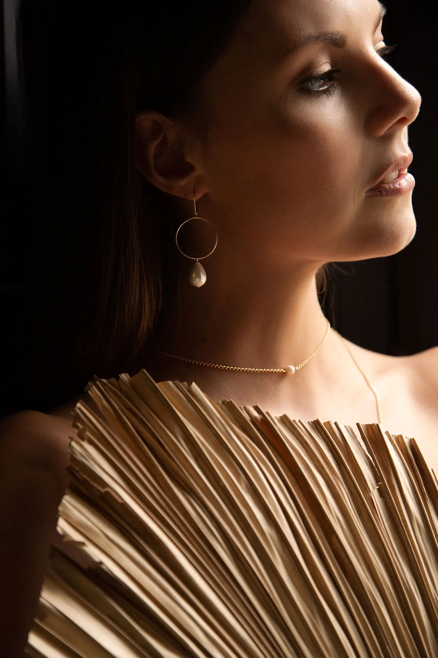 Pearl Necklace - Silver