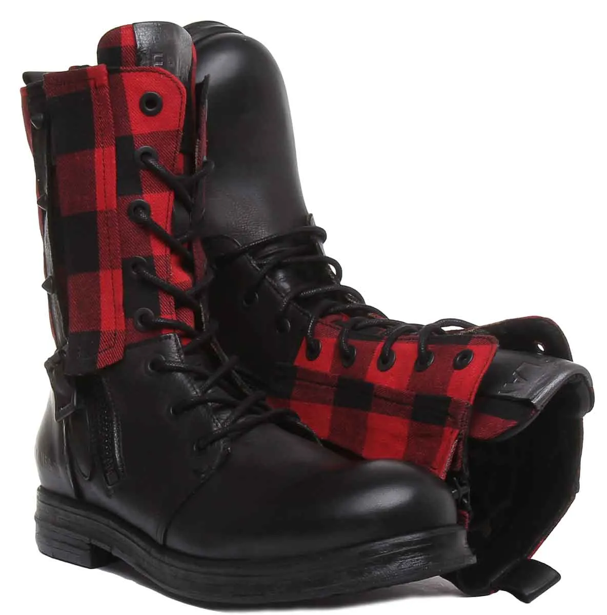 Replay Welkom In Black Red For Ladies