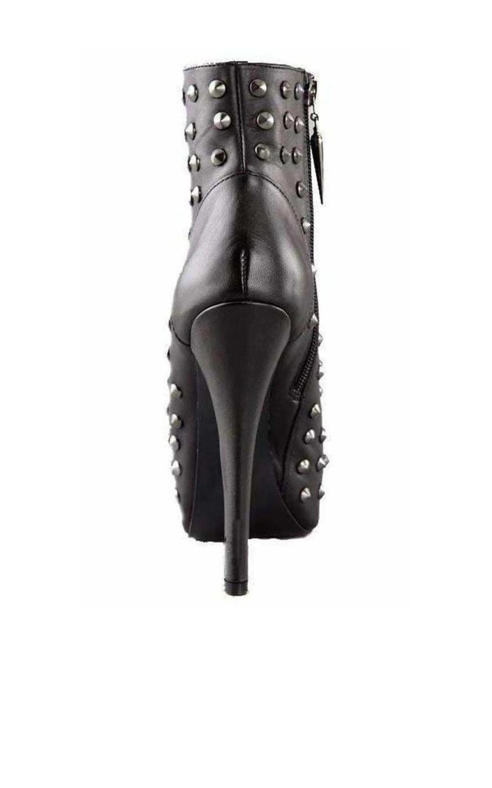 Rock & Republic Black Gabriel Studded Platform Booties