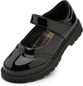 Stelle Girls School Mary Janes Uniform Shoes Flats Dress Shoes Chunky Loafers Oxfords (Little/Big Kids)