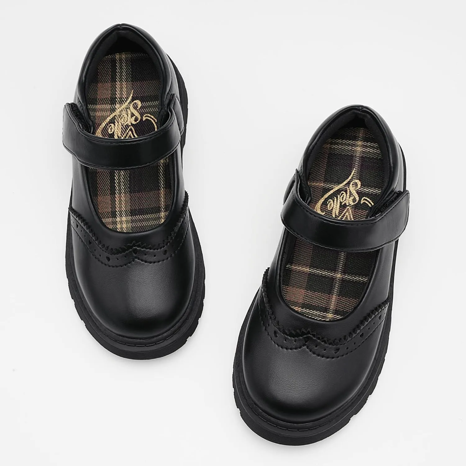 Stelle Girls School Mary Janes Uniform Shoes Flats Dress Shoes Chunky Loafers Oxfords (Little/Big Kids)