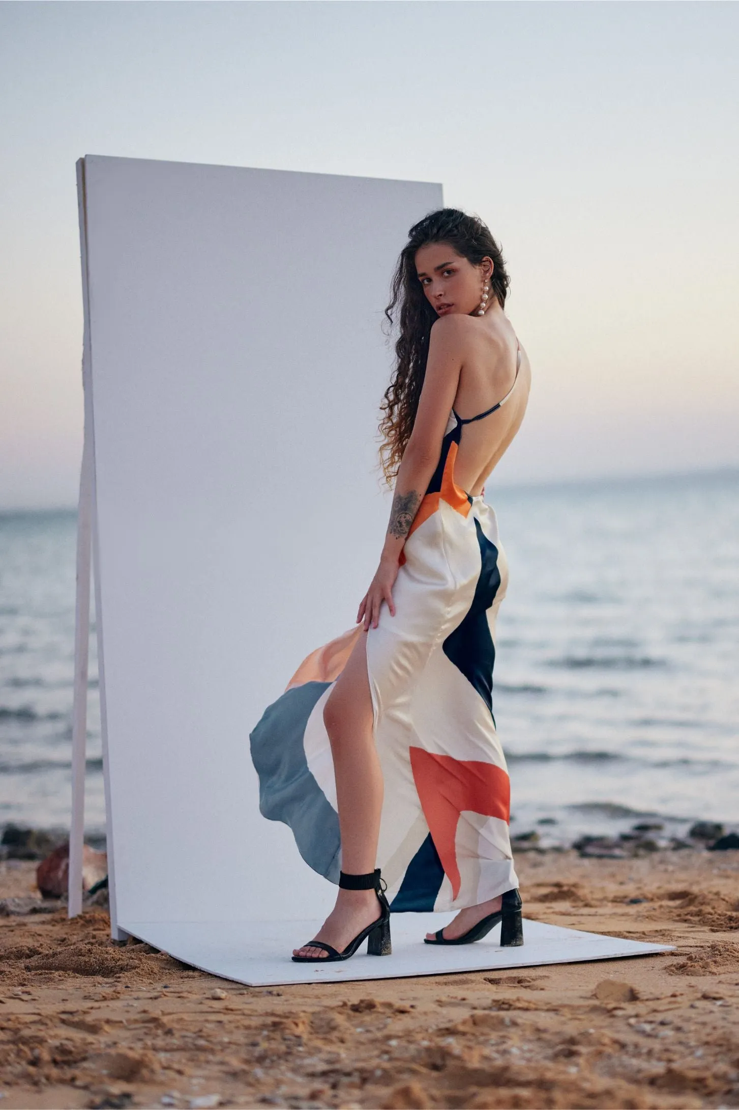THE VAGUELY ABSTRACT EVENING DRESS