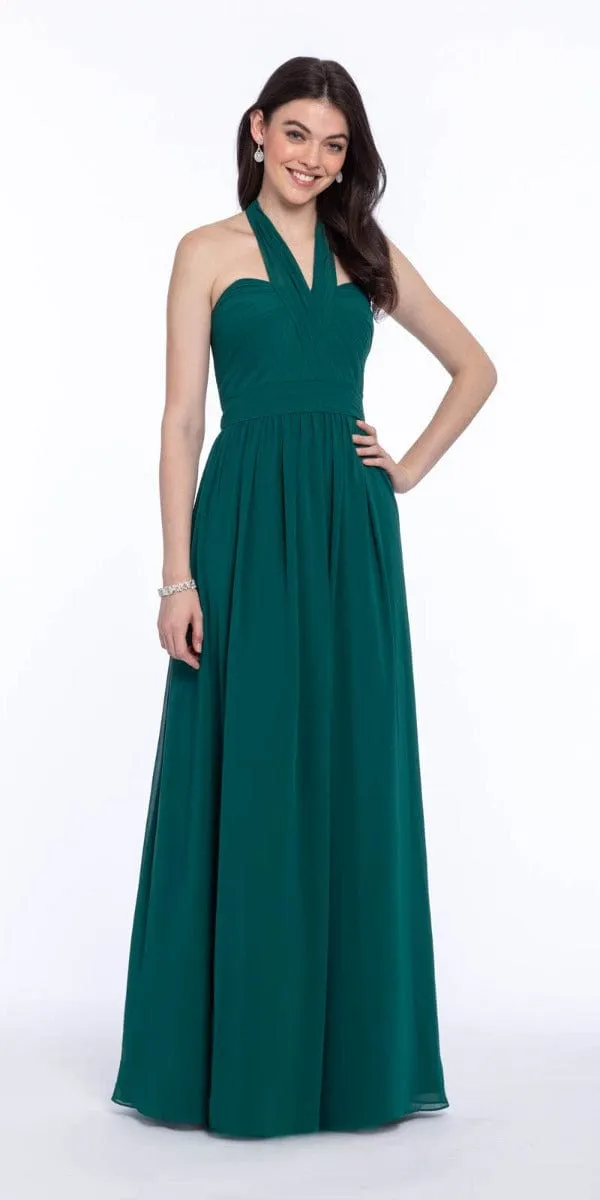 Tie Neck Halter Dress - Missy